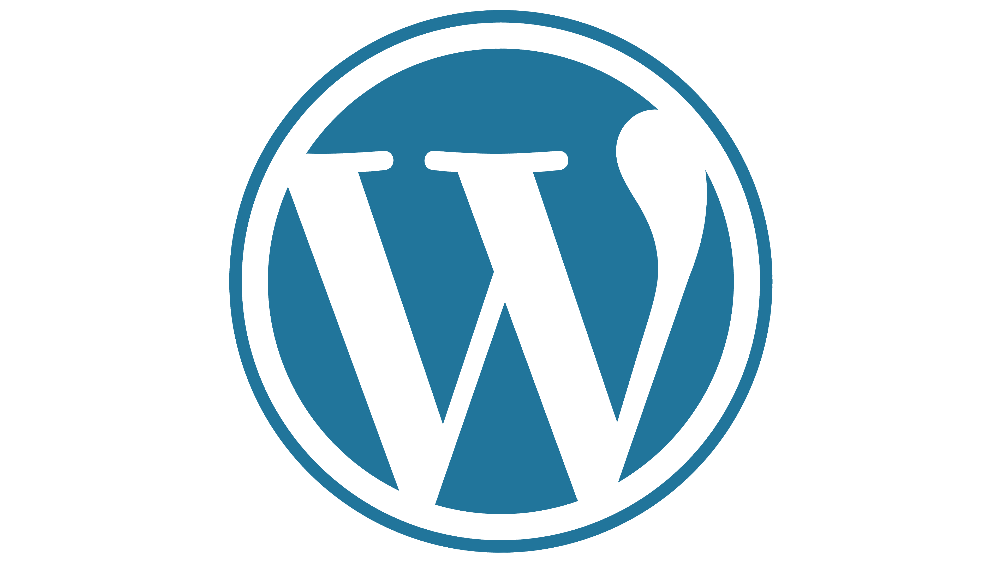 Logo Wordpress permettant de réaliser du developpement web