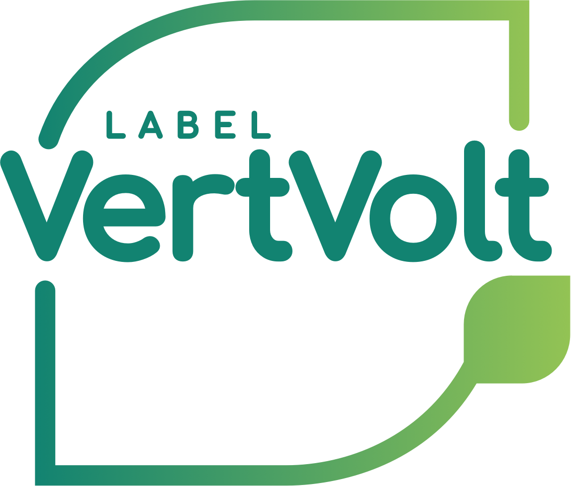 Label VertVolt, représentant notre responsabilité sociétale